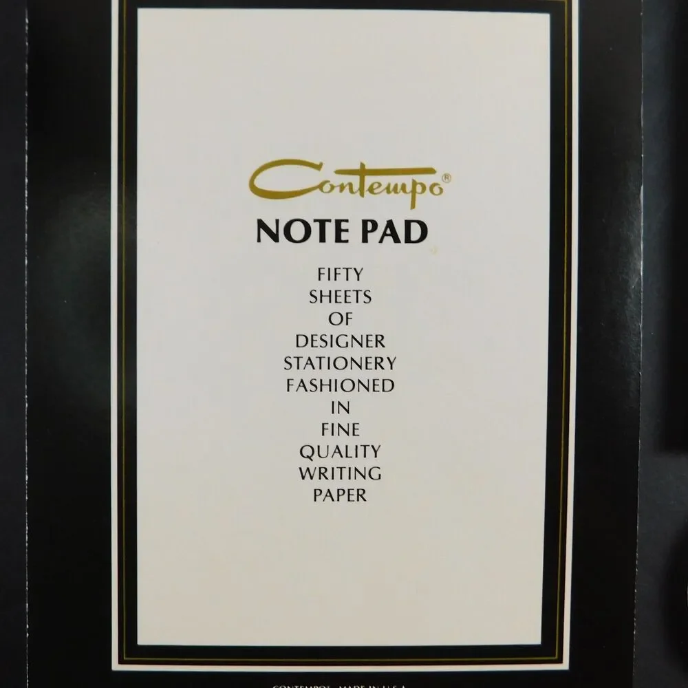 Walt Disney Mickey Mouse Notepads Lot of 4, Contempo, WD World Ears, Stationery